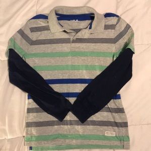 GapKids Long Sleeve Polo Shirt